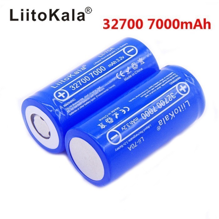 Liitokala Lii-70A 32700 3.2V 7Ah Lifepo4 Lithium 32650