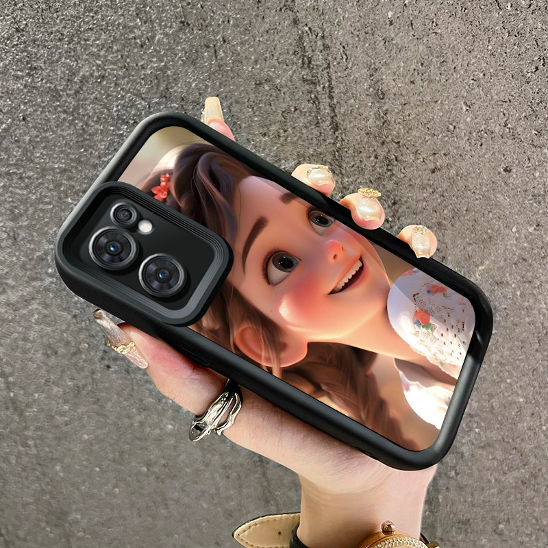 Casing Hp OPPO Reno 8 5G OPPO Reno 8T Case pola Gadis cantik pelindung Kesing HP silikon lunak baru 