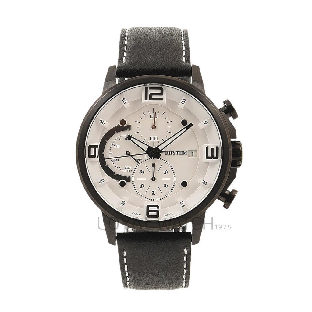 [CLEARANCE SALE] Jam Tangan Rhythm SI1601L03 Pria Hitam Original Garansi Resmi