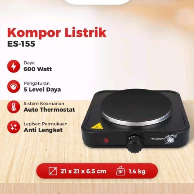 Hi-Cook Kompor Listrik Es 155