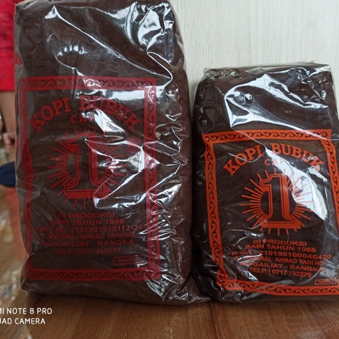 

Kopi Bubuk Cap 1Sungailiat Bangka 250Gr-500Gr