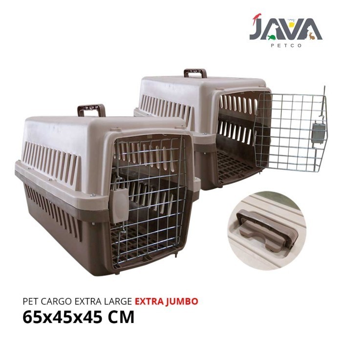 Pet Cargo Extra Large Extra Jumbo 65X45X45 - Pet Cargo Kucing/Kelinci