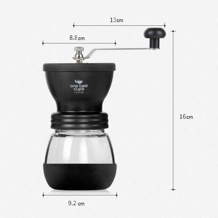 Penggiling Kopi Manual Gilingan Bubuk Halus Coffee Grinder Portable