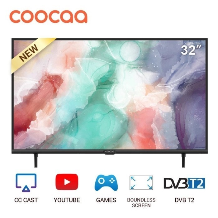 Coocaa Led Tv 32 Inch - Smart Tv With Coolita Os 32Ctd4000 Digital Led
