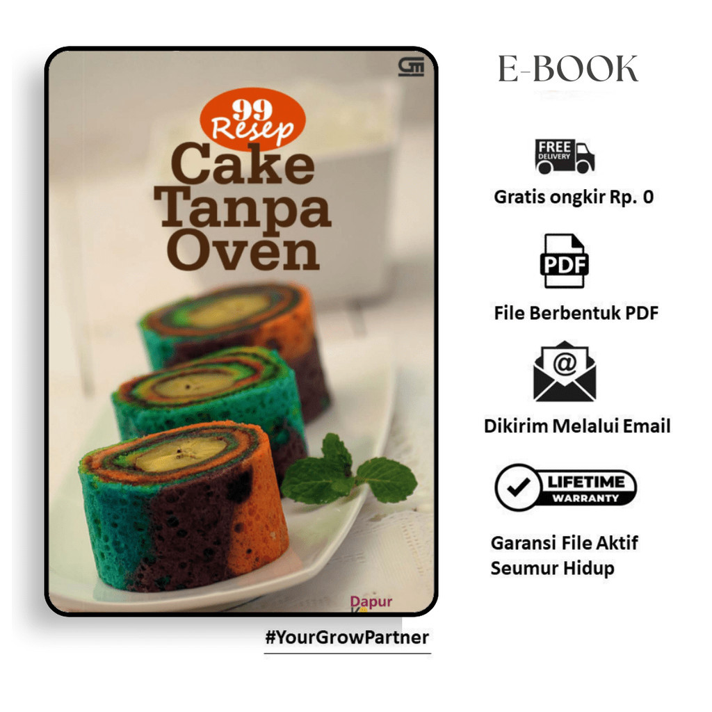 

392. 99 RESEP CAKE TANPA OVEN (DAPUR KIRANA) - [-]