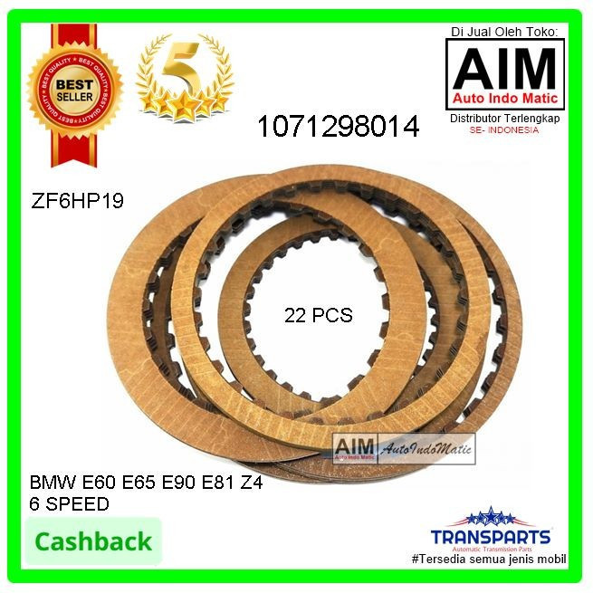 Bmw E60 E90 E65 6hp19 Zf Matic Transmisi Kampas Set 1071298014