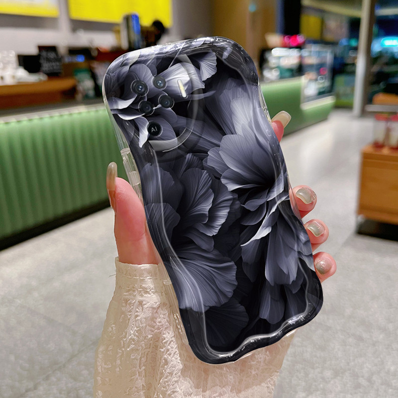 Casing Hp OPPO A94 F19 Pro Reno 5F Reno 5 Lite Reno5 F Reno5 Lite Case hp ponsel pola bunga Casing p