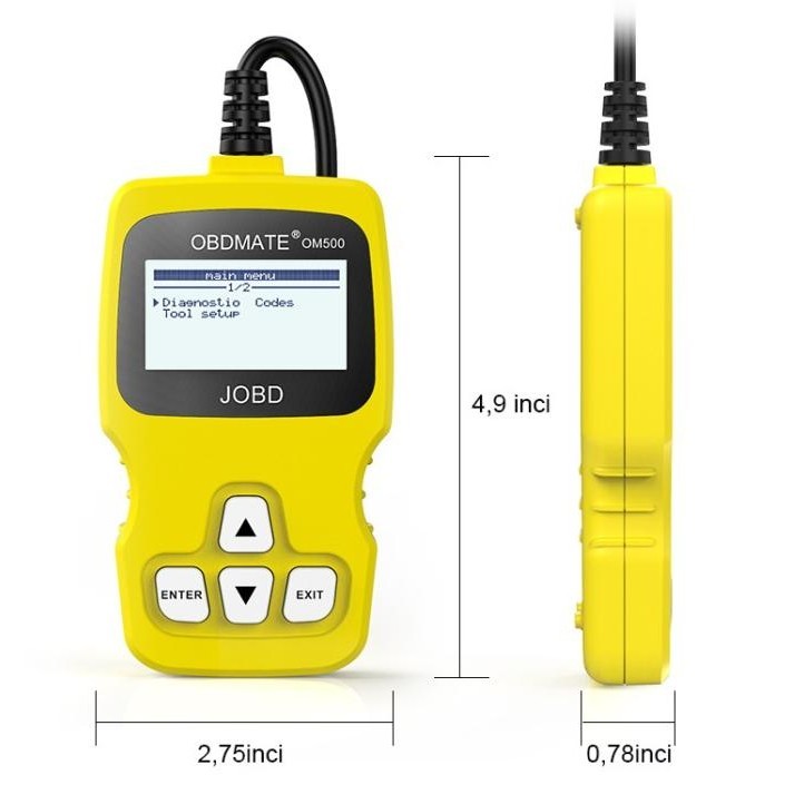 Autophix Om500 Jobd Obd2 Scanner Mobil Untuk Honda/Toyota/Isuzu/Nissan