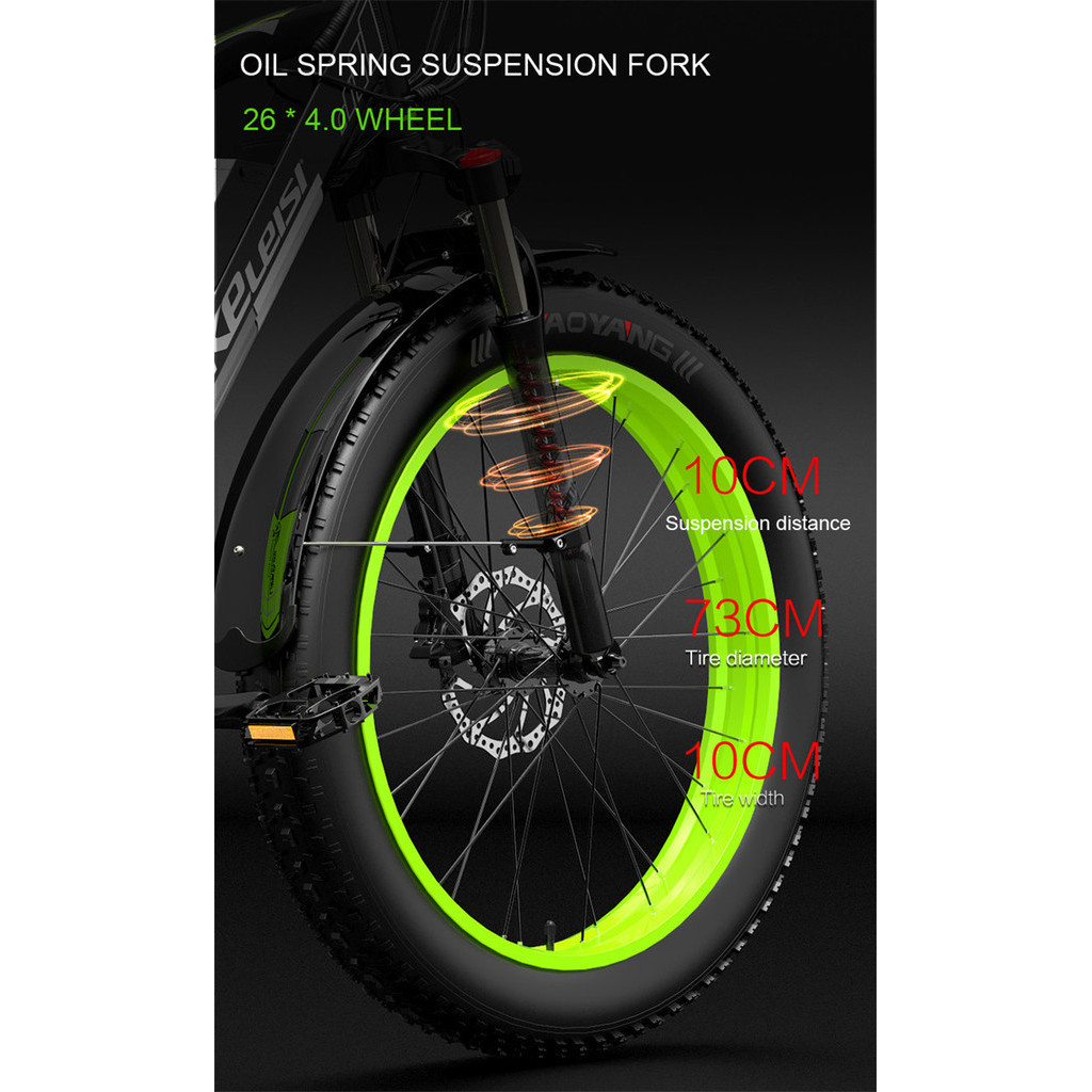 Sepeda Listrik Gunung MTB 36V 16Ah - XC4000