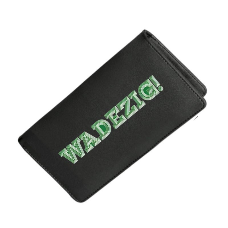 Dompet Lipat Pria Kulit PU Wadezig Distro / Dompet Pria Panjang Logo Distro Wadezig / Long Men Walle