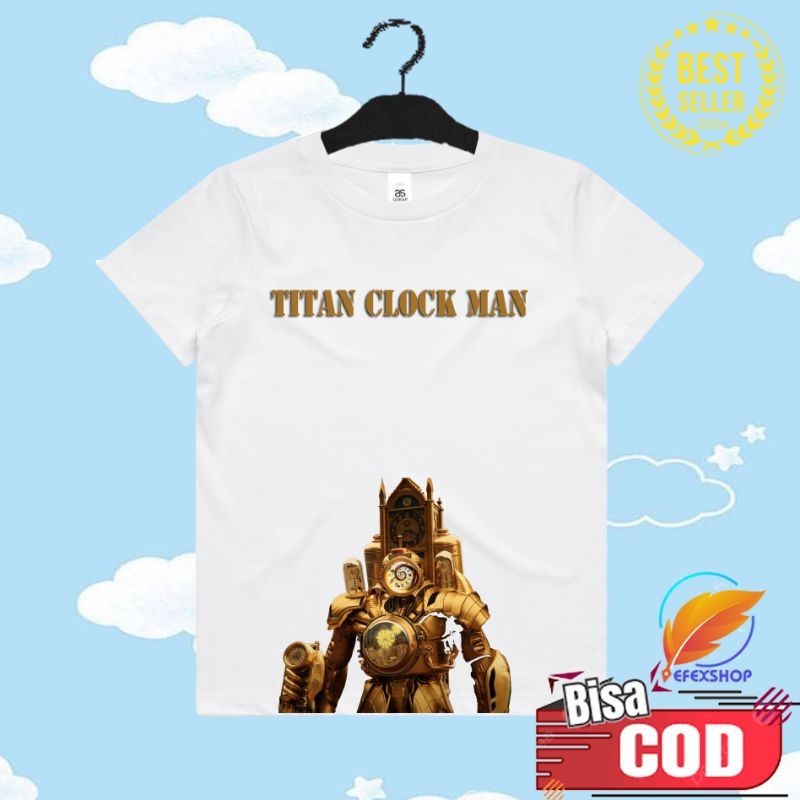 KAOS ANAK TITAN CLOCK MAN KAOS ANAK TITAN CLOCKMAN