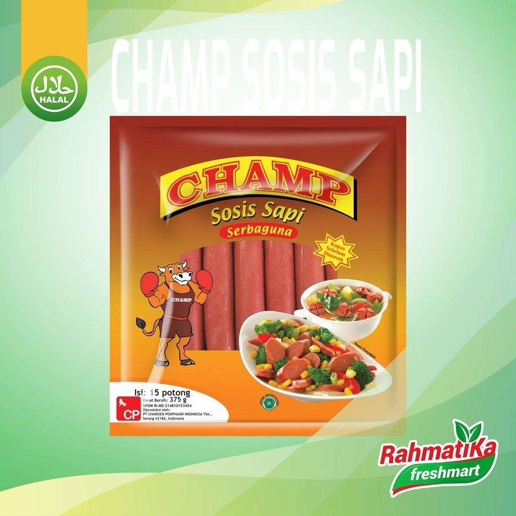 

Champ Sosis Sapi Serbaguna / Champ Sossis Sapi 15 Pcs