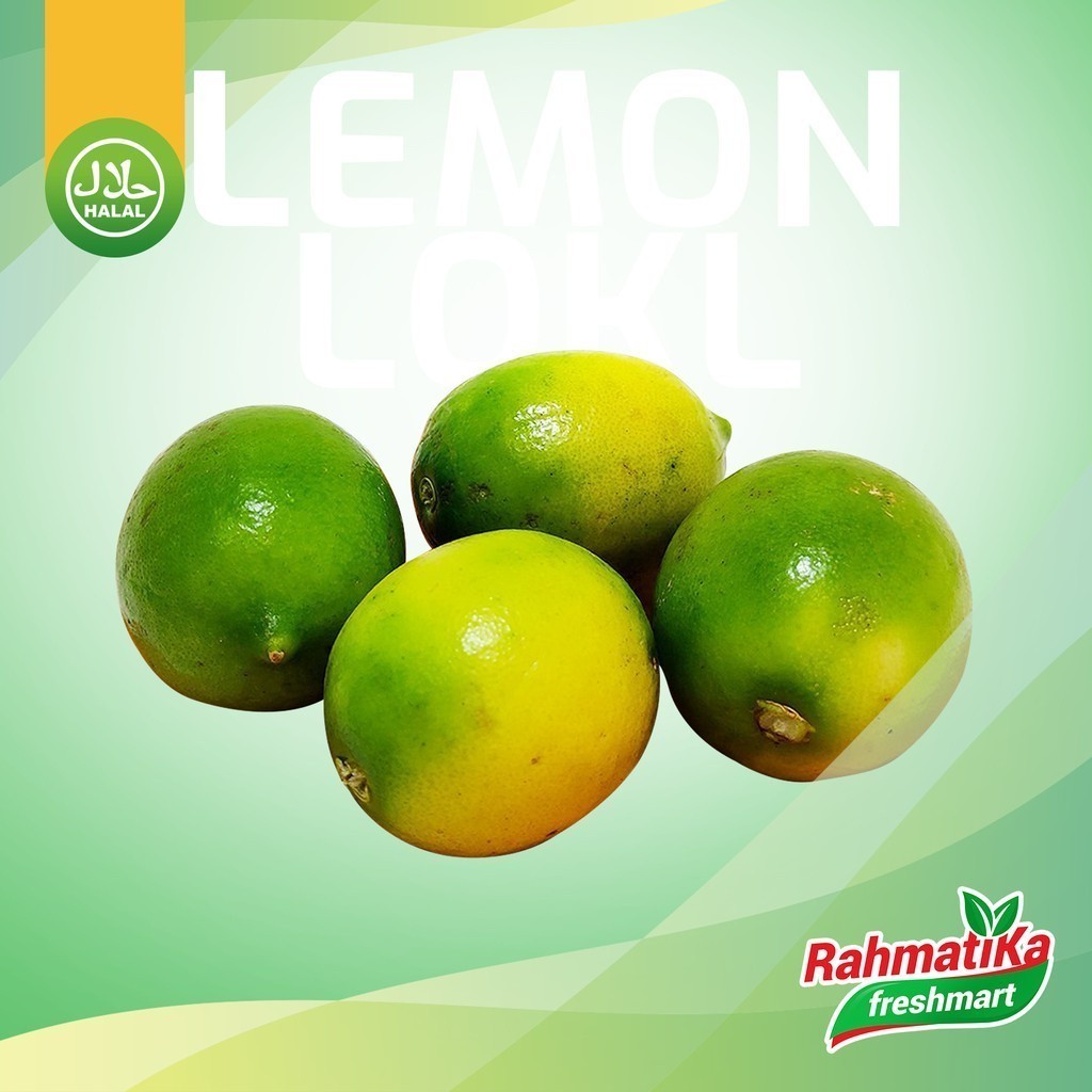 

Lemon Lokal Segar / Buah Jeruk Lemon Fresh 500 gram (Buah Segar)