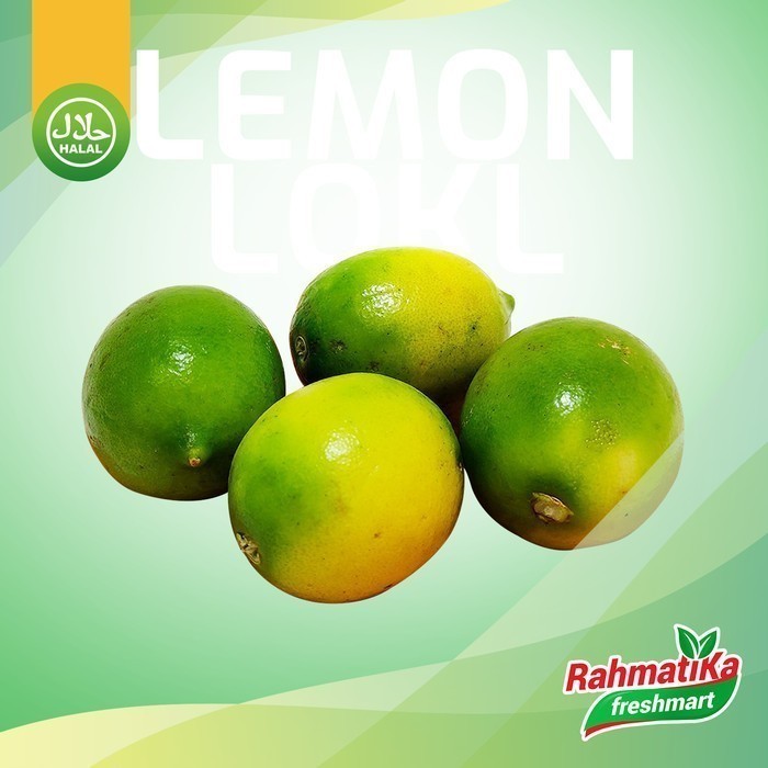 

Lemon Lokal Segar / Buah Jeruk Lemon Fresh 500 gram (Buah Segar)