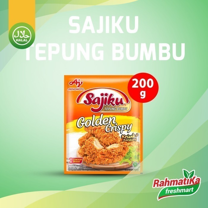 

Sajiku Tepung Bumbu Golden Crispy 200 gr