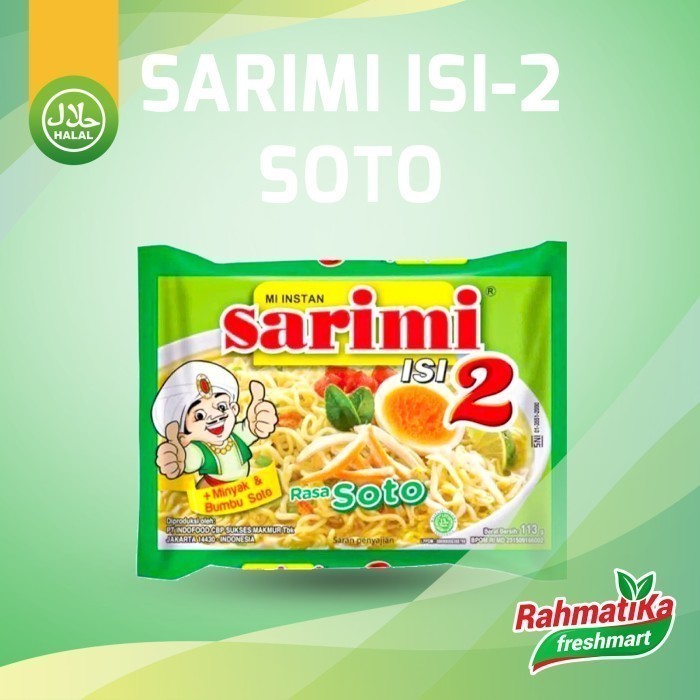 

Sarimi Mi Instan Isi 2 Rasa Soto 113 gram