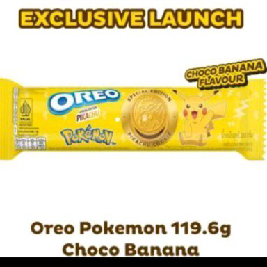 

OREO POKEMON BISKUIT COKLAT BANANA 119gr