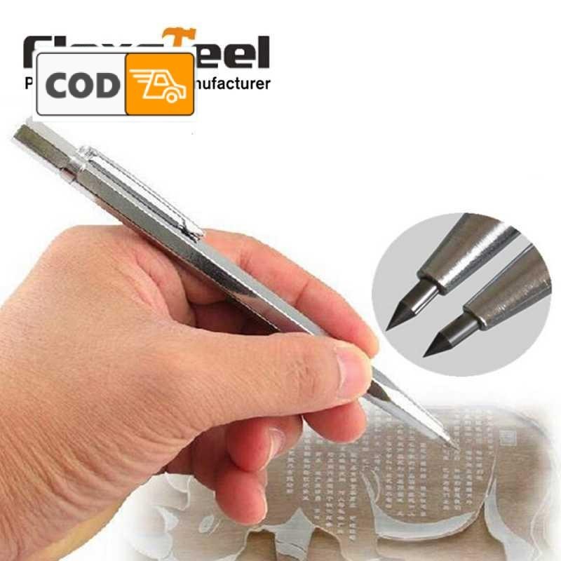 

Pena Ukir Pisau Grafir Metal Scriber Tungsten Carbide Tip untuk Kaca Besi Aluminium Kayu