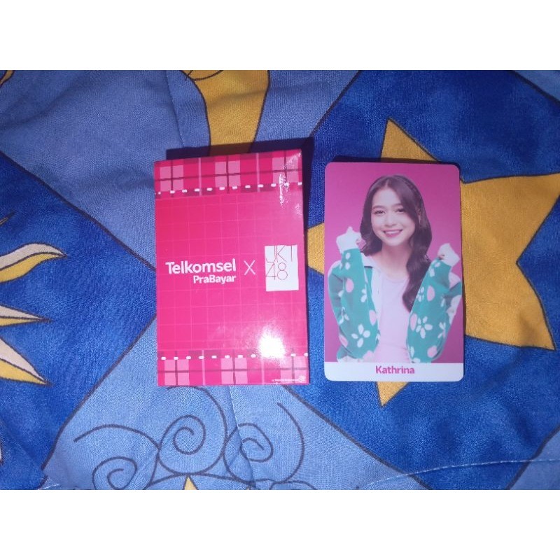 photo card official jkt48 x Telkomsel