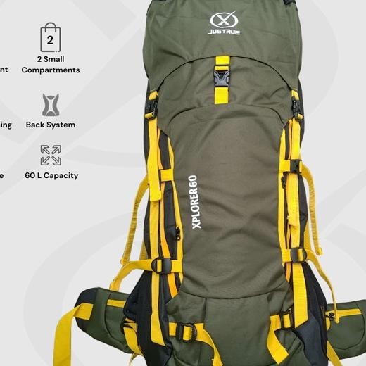 Tas Ransel Gunung 60 Liter Carrier Bapa Internal Frame