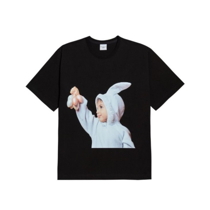 [ADLV] Acmedelavie T-Shirt Black Rabbit