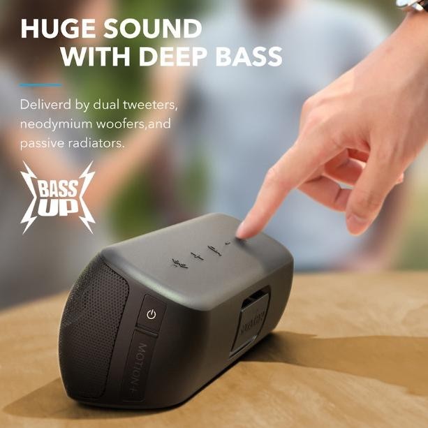 Anker Soundcore Motion Plus + Wireless Portable Bluetooth Speaker Ipx7