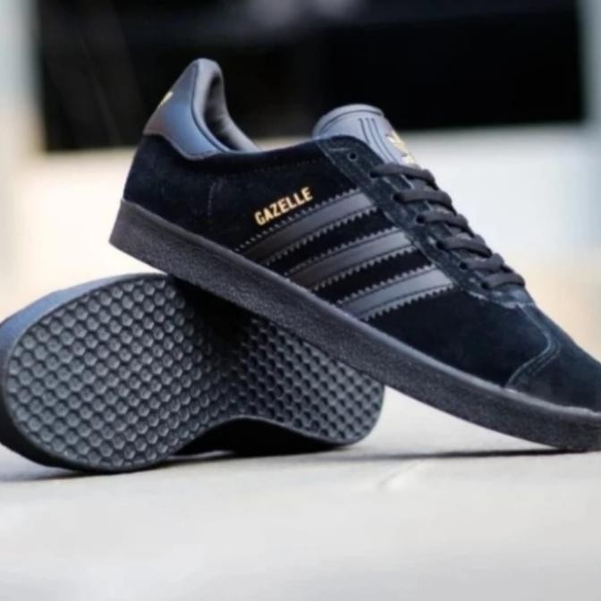 Sepatu Adidas Gazelle Triple Black Original Vietnam Bnib  Devollawitz