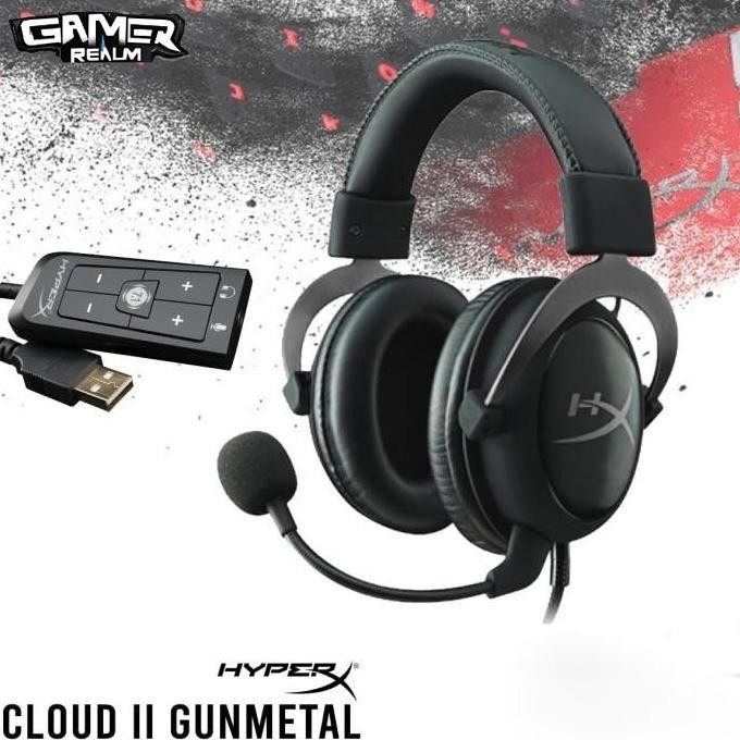 Hyperx Cloud 2 Gunmetal Gaming Headset Moonkayoong