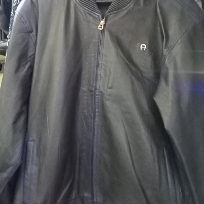 Jaket Kulit Pria Aigner Jaket Kulit Asli Tokomande08