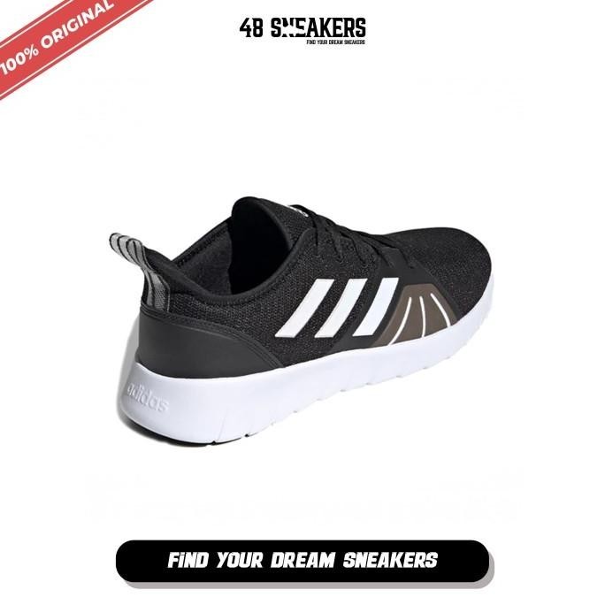 Sepatu Pria Adidas Asweerun 2.0 Black ( Fw1676 ) Original Pellikan