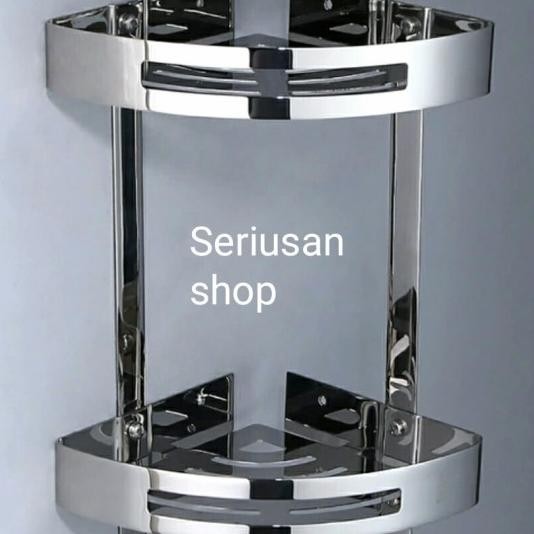 Rak Sudut Stenlis. Tempat Sabun Sudut. Rak Kamar Mandi . Rak Siku