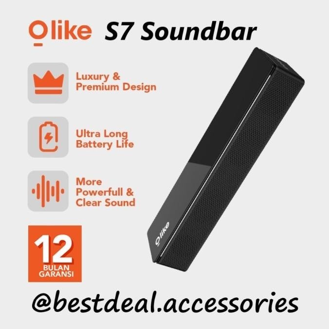Olike S7 Soundbar Wireless Bluetooth Speaker Radio Spt Robot Rb480