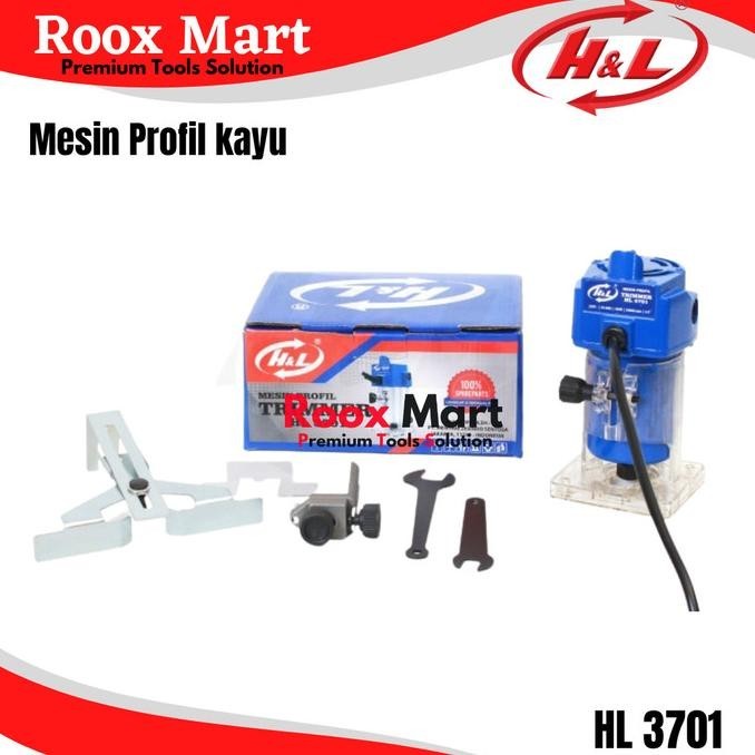 Mesin Profil Kayu H&L Hl3701 Mesin Router Hl 3701
