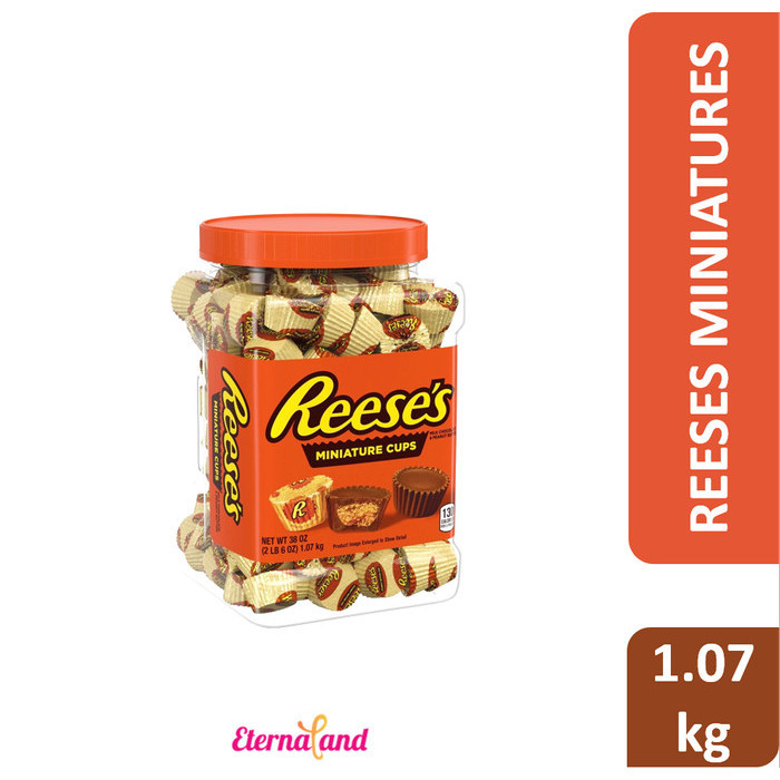 

Orea - Reeses Miniatures Peanut Butter Cups 38 Oz - Cokelat Reeses Impor Usa