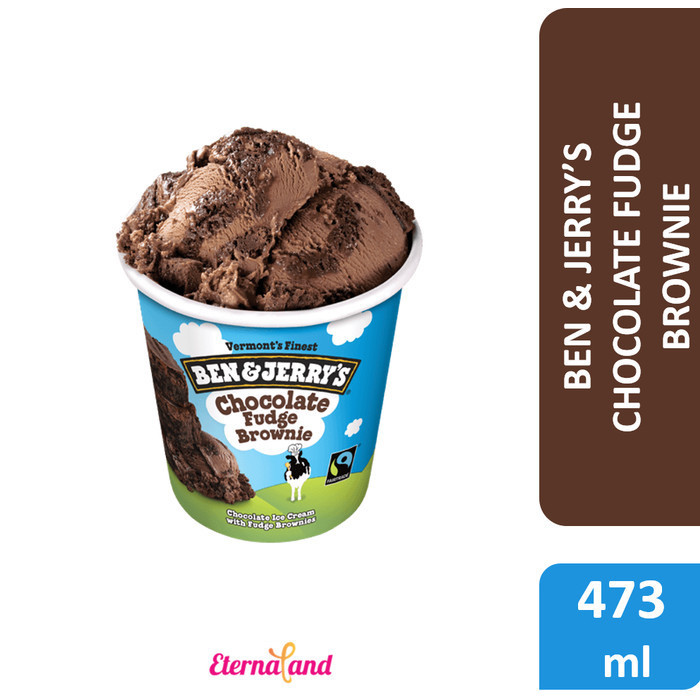 

Orea - Ben & Jerry Chocolate Fudge Brownie - Es Krim Ben N Jerry Cokelat