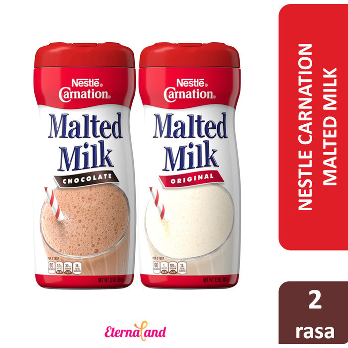 

Orea - [Bundle 2 Pcs] Nestle Carnation Malted Milk Original And Chocolate