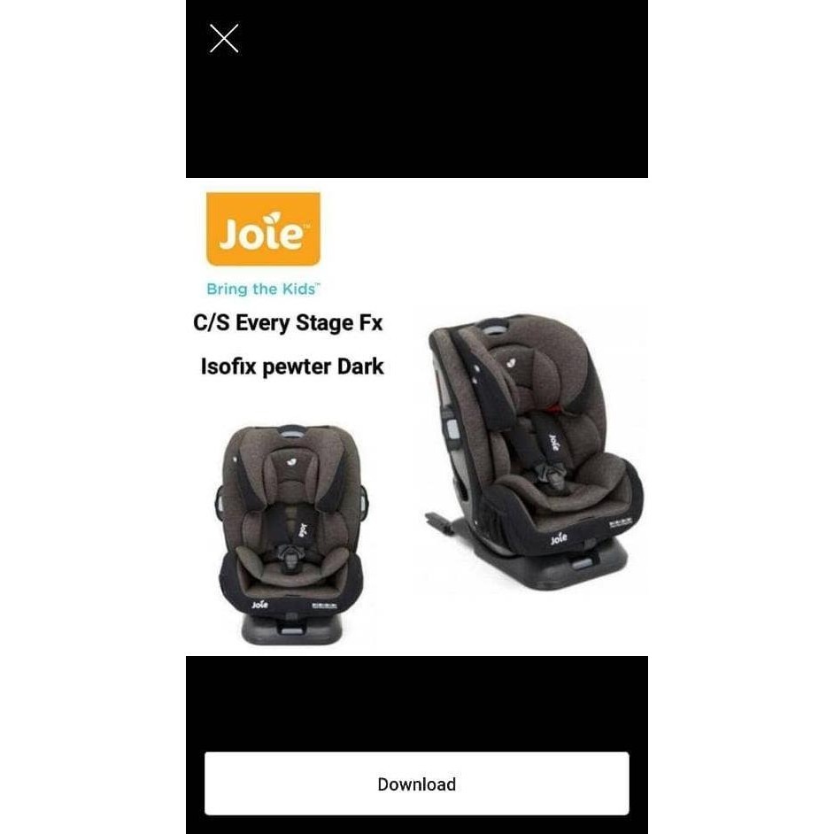 JOEI CARSEAT STAGES EVERY FX PEWTER DARK car seat mobil kursi bayi