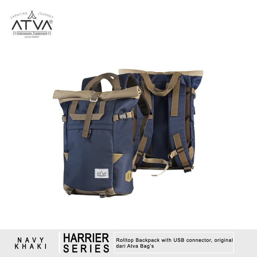 ATVA Bag Backpack - Harrier Series Navy Khaki
