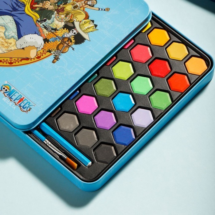 

Deli Watercolour Colour Painting Set / Set Cat Air Color Padat Cc16