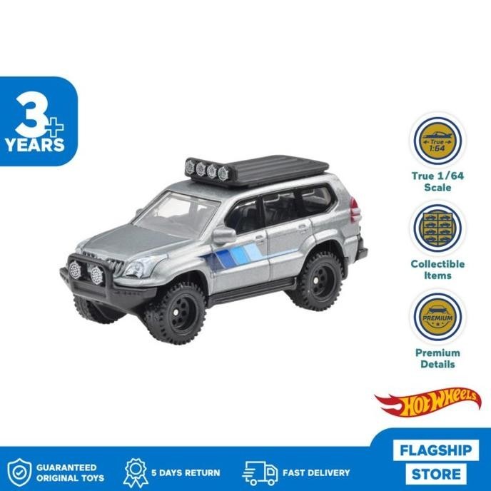 Hot Wheels 2005 Toyota Land Cruisser Prado - Mainan Mobil Balap