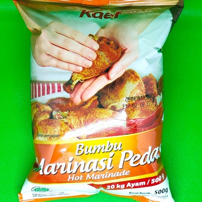 

Bumbu Marinasi Ayam Kaef,Halal Bpom Md, Lezat, Nikmat, Higienis, Hemat