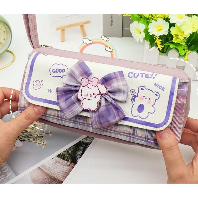 

Tempat Kotak Pensil Pen Case Korea Lucu Kapasitas Besar CS016 rousseaumimarktu