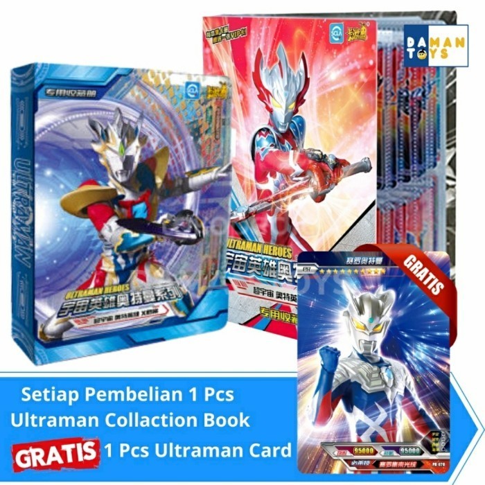 Album Kartu Ultraman Zero Buku Kolesksi Mainan Kartu Ultraman Z Ribut