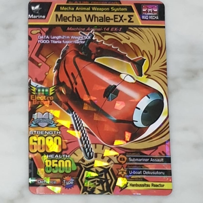 Mainan Kartu Animal Kaiser Mecha Whale