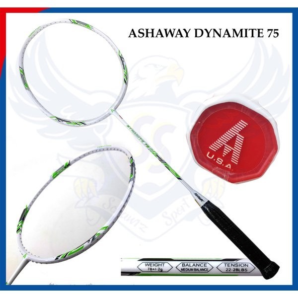 RAKET BADMINTON BULUTANGKIS ASHAWAY DYNAMITE 75 ORIGINAL