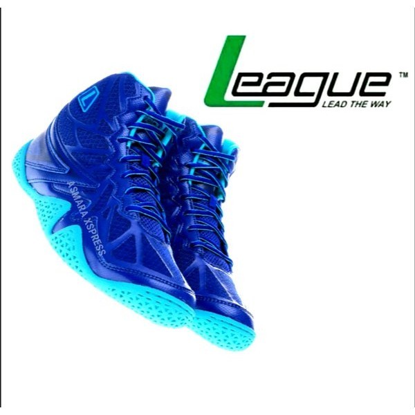 League Original Typhoon Sepatu Basket - Mazzarine Blue-Ceramic-Blue