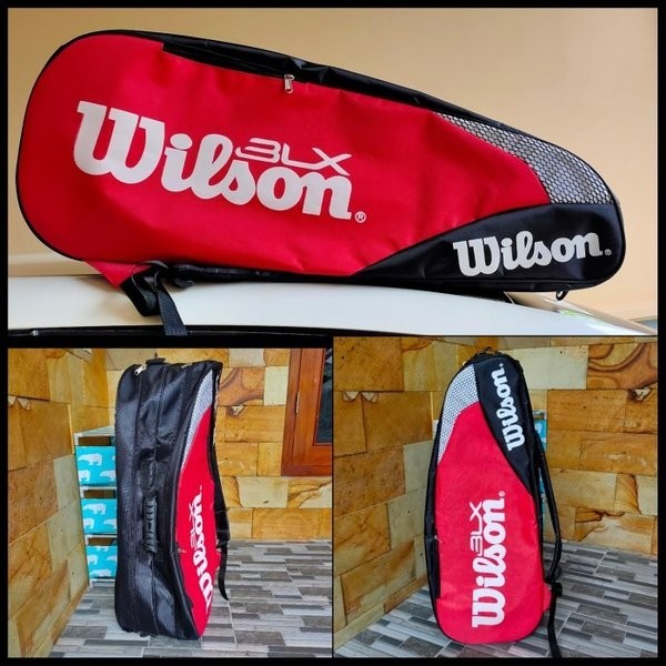 tas raket tenis badminton wilson