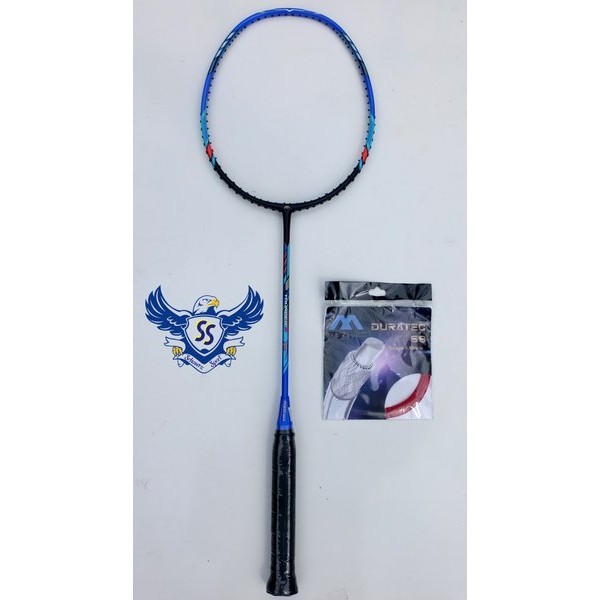 Raket Badminton Power Max Thunder 5 - Senar Duratec 68