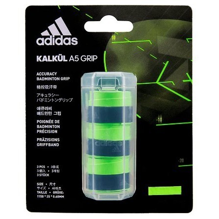 Grip Raket Badminton Raket Tenis Adidas Kalkul A5 Solar Green Isi 3