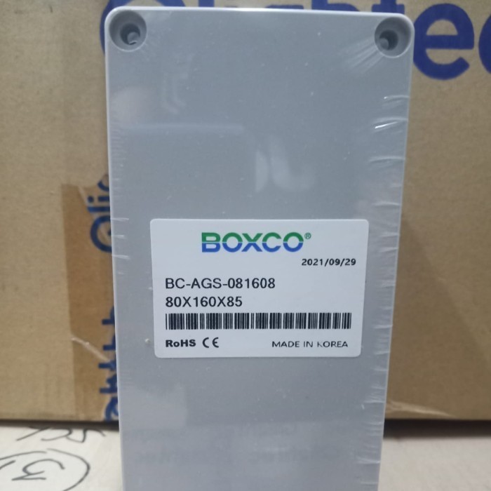 BOXCO AGS-081608 JUNCTION BOX IP66 80X160X80MM